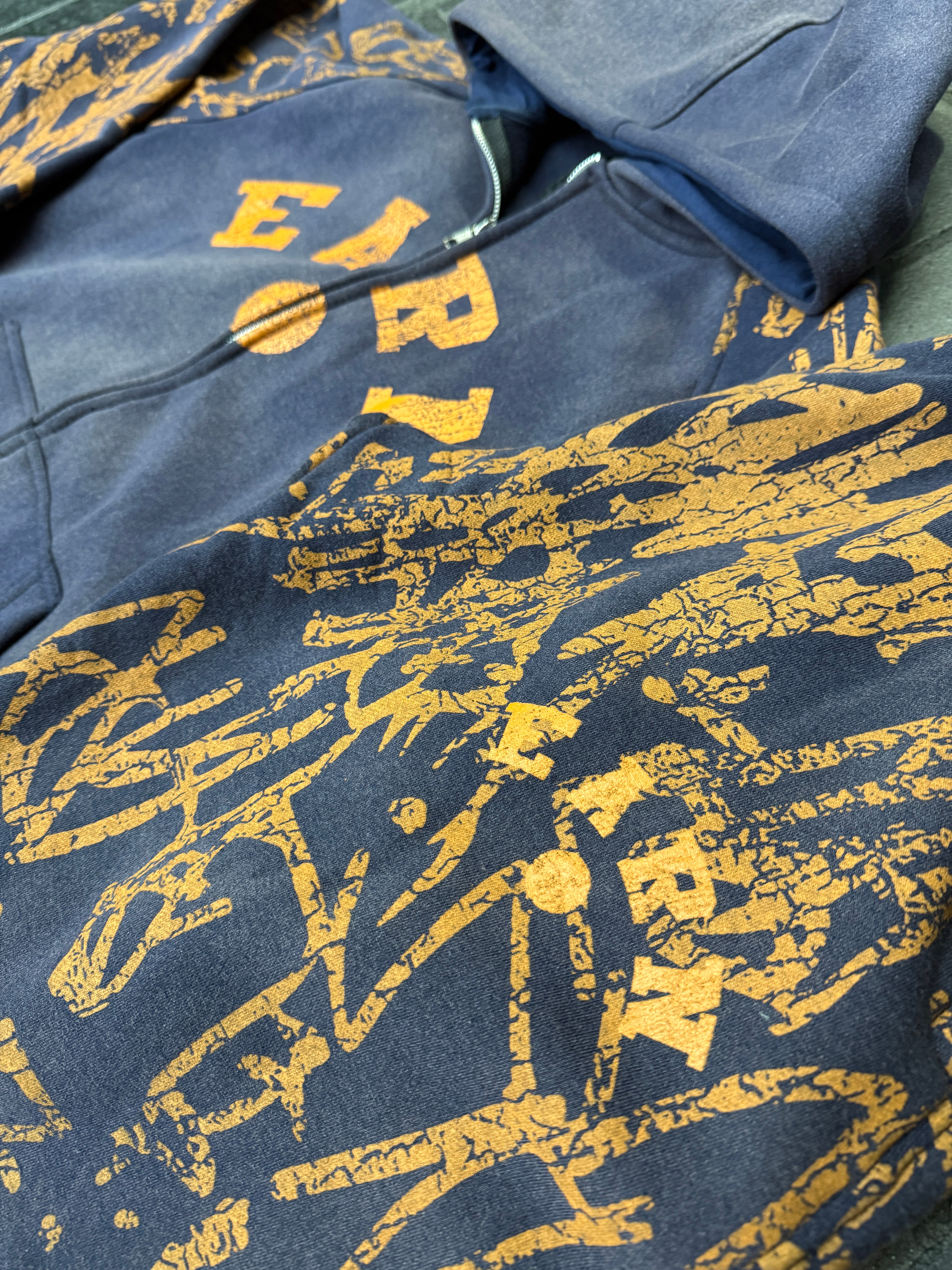 EARN ART WALL SWEATSUIT (Blue/Orange)