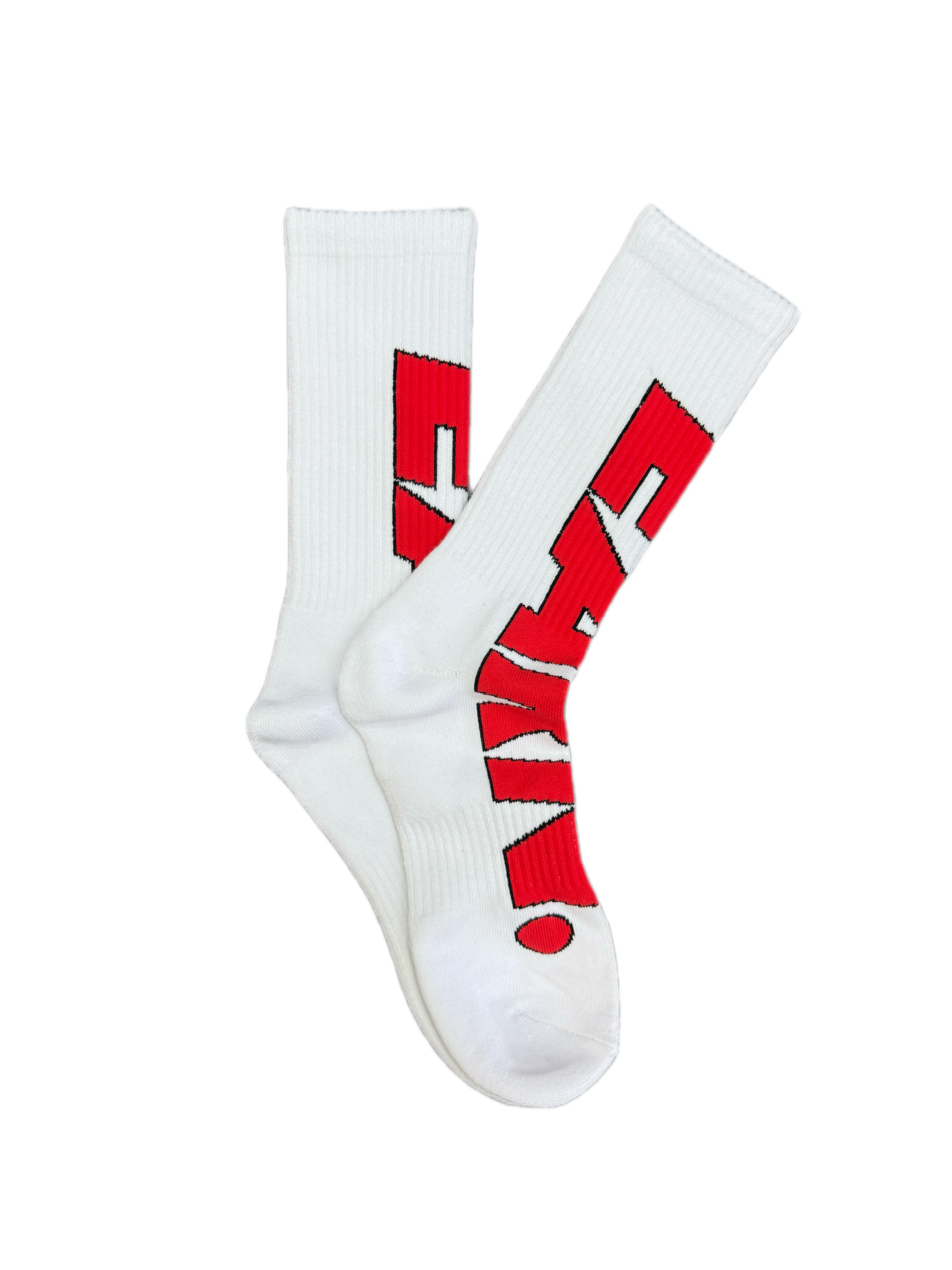 White red E Socks