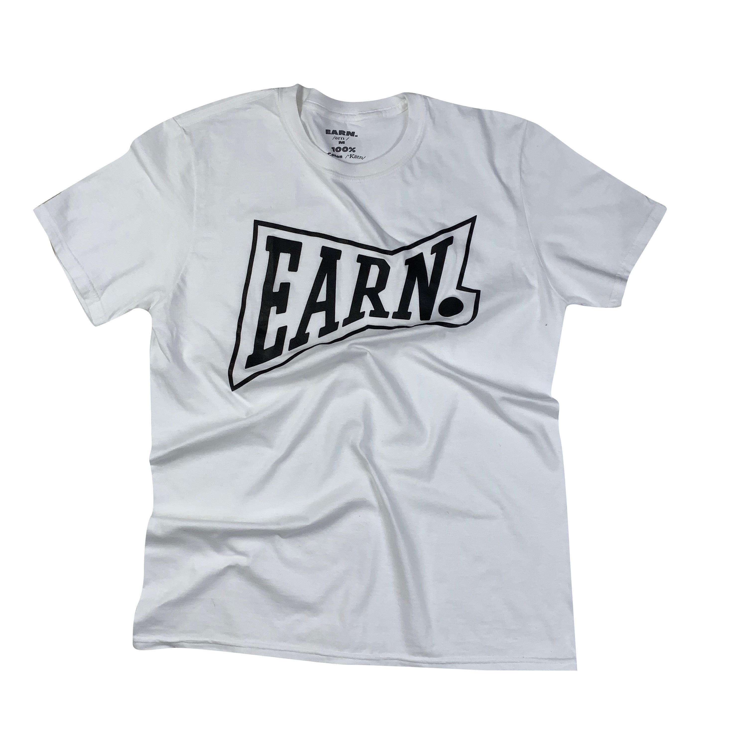 EARN POP ART TEE - WHITE