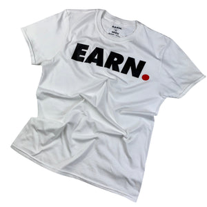 EARN W/ DOT TEE - WHITE