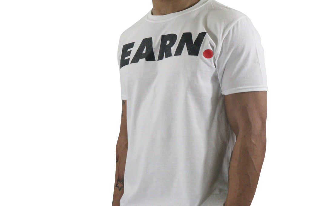 EARN W/ DOT TEE - WHITE