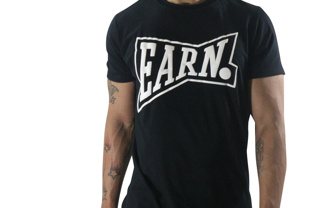 EARN POP ART TEE - BLACK