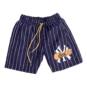 EAST NEW YORK PIN STRIPE SHORTS (NAVY)